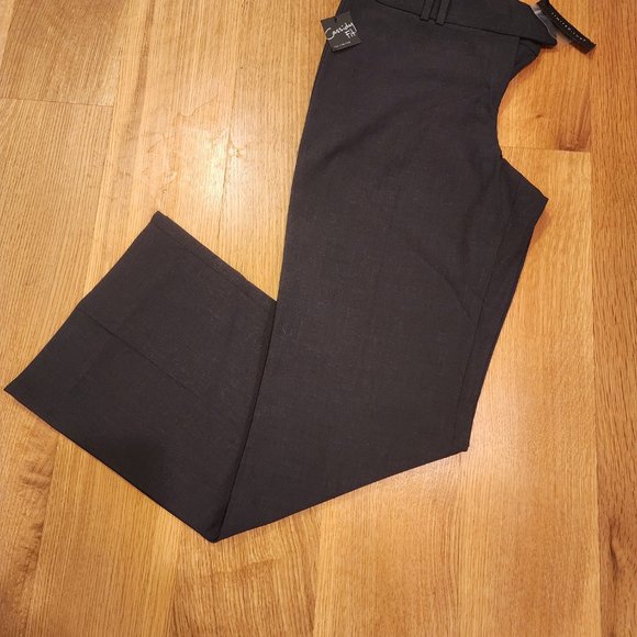 The Limited Cassidy Fit Charcoal Slacks NWT - Sz 10 - Picture 2 of 4